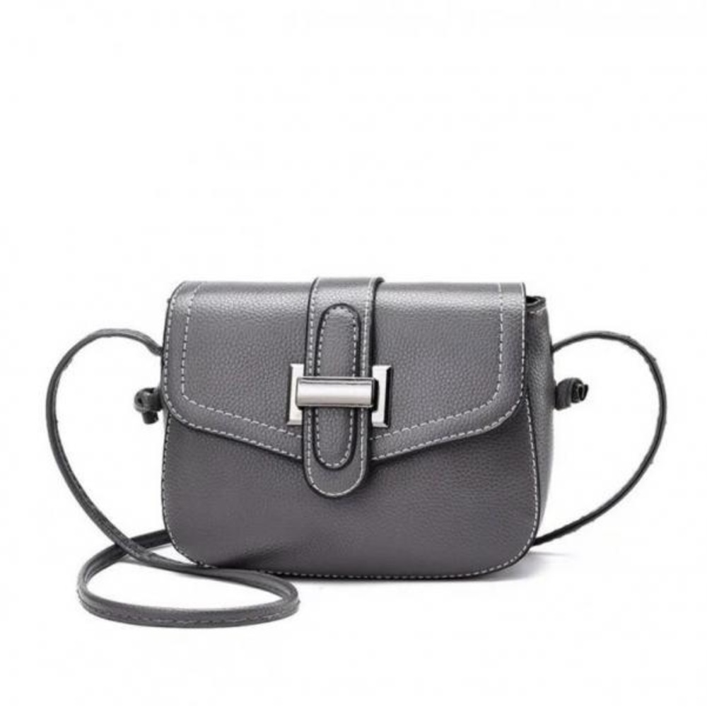 NWT - GRAY Crossbody Handbag - Vegan Leather **6 Colors Available**